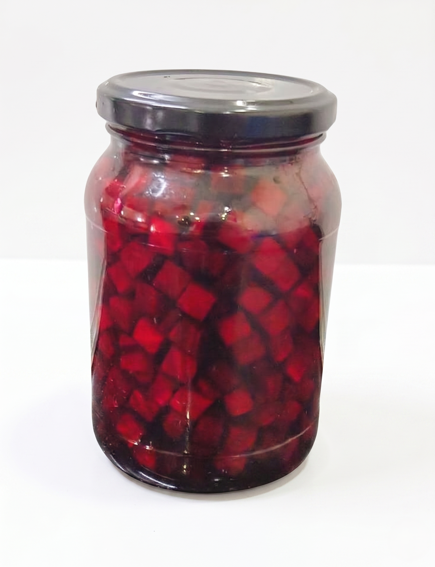 Beet Cubes in Vinegar